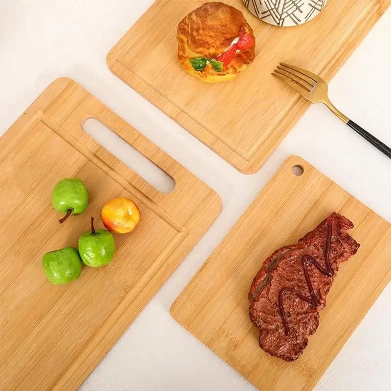 Kitchen cutters Solid wood cutters thickened Rectangular cutter for fruit and vegetable meat available on both sides