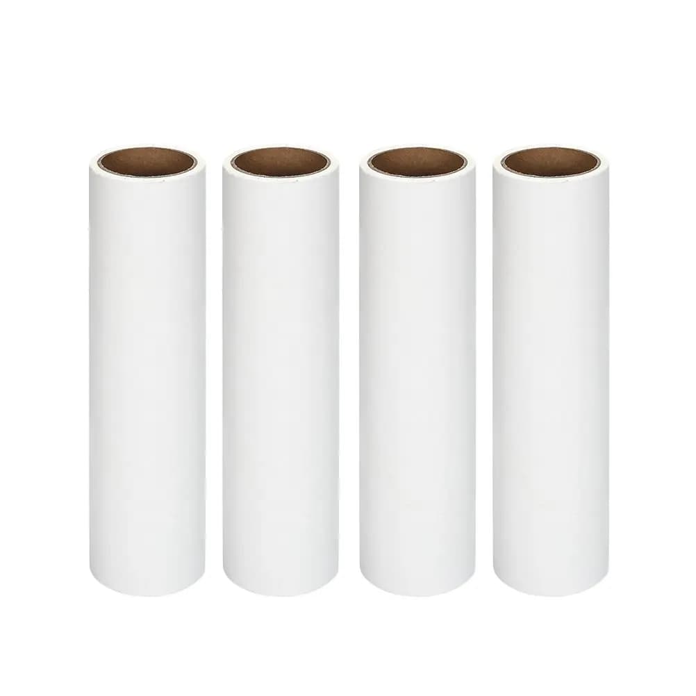 4Pcs Sticky Paper Cleaning Tape 19Cm Wide Adhesive Roll Lint Roller Accessory Home Sofa Clothes Sticky Paper