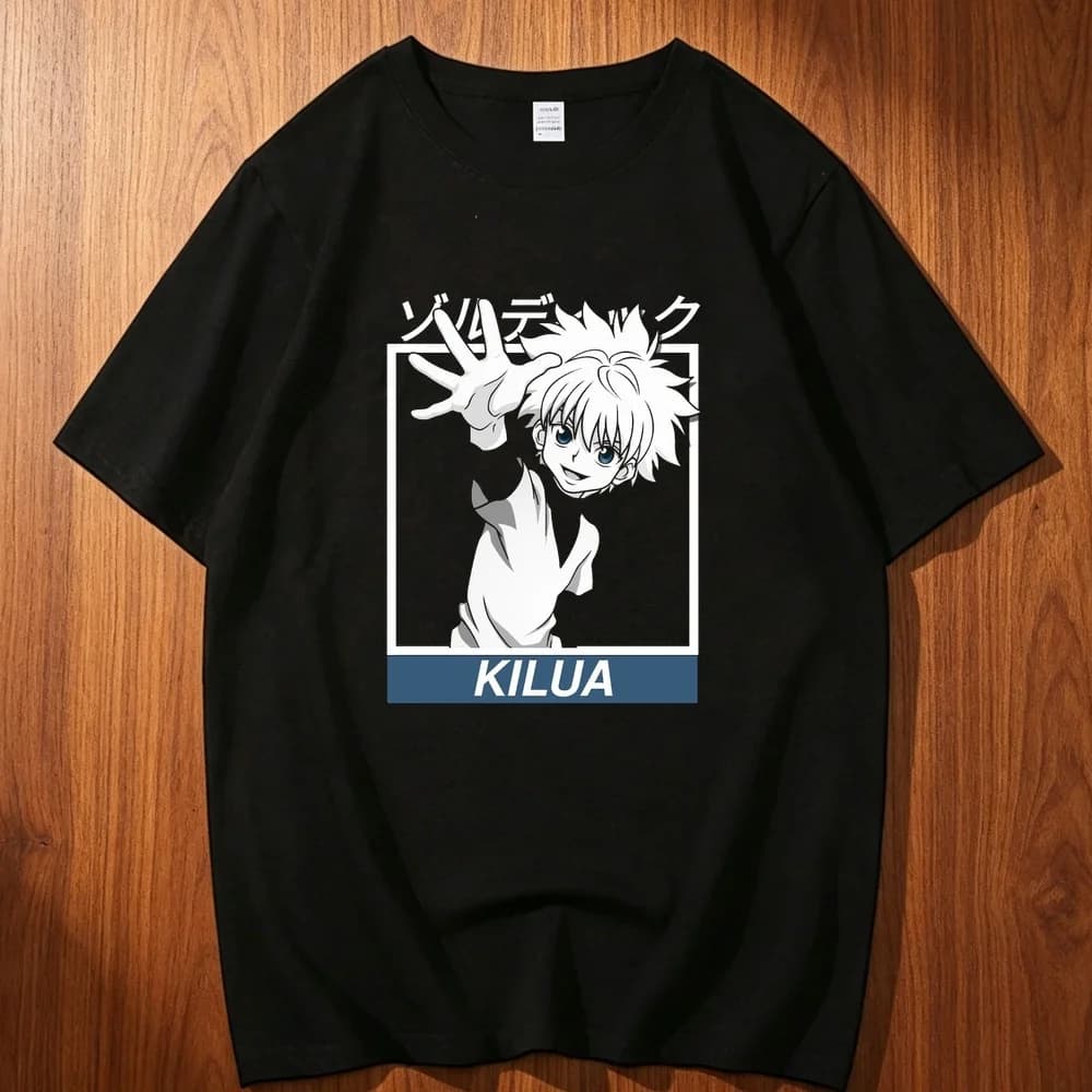 Hunter × Hunter cotton t-shirt men Graphic Comfortable Pop Culture Breathable tshirt 80s women Grunge 2000s Pop Culture Gothic