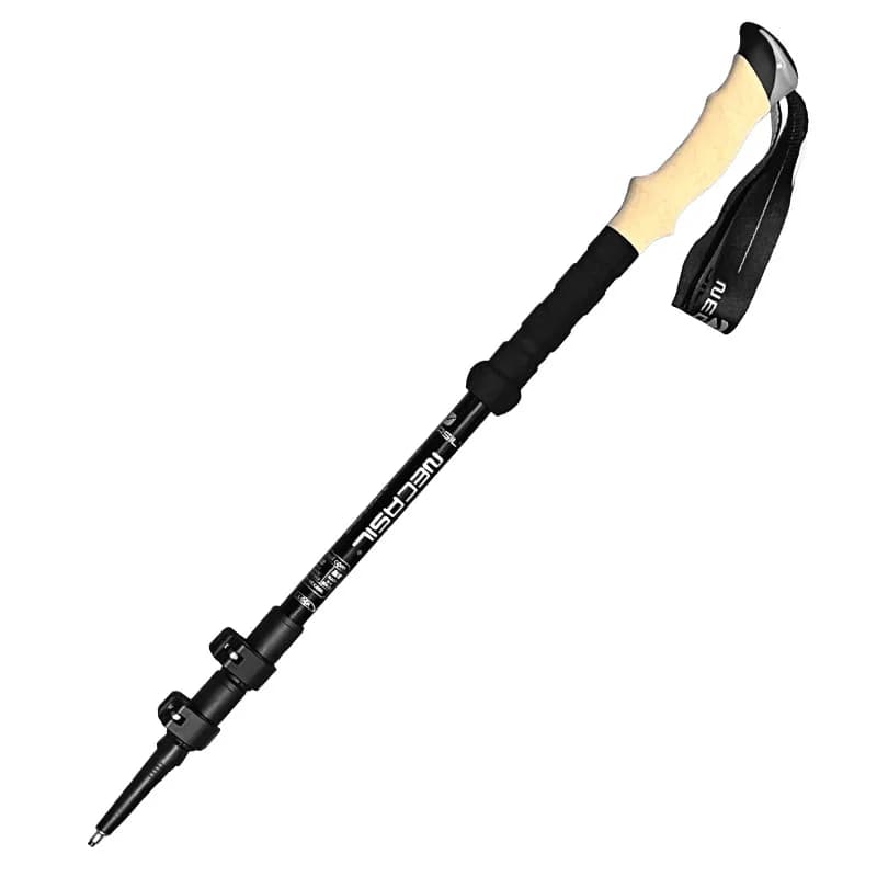 3-fold trekking poles 135 cm ultralight carbon walking poles Adjustable telescopic climbing sticks with fast locking trek rod