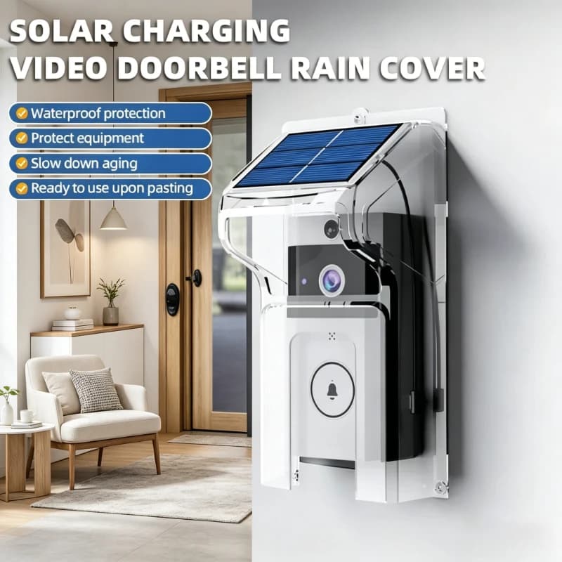 Campanello Solare Wireless 2026 NUOVO con Telecamera, Impermeabile, Smart, Videocitofono WiFi, Spioncino Digitale, Sistema di Sicurezza