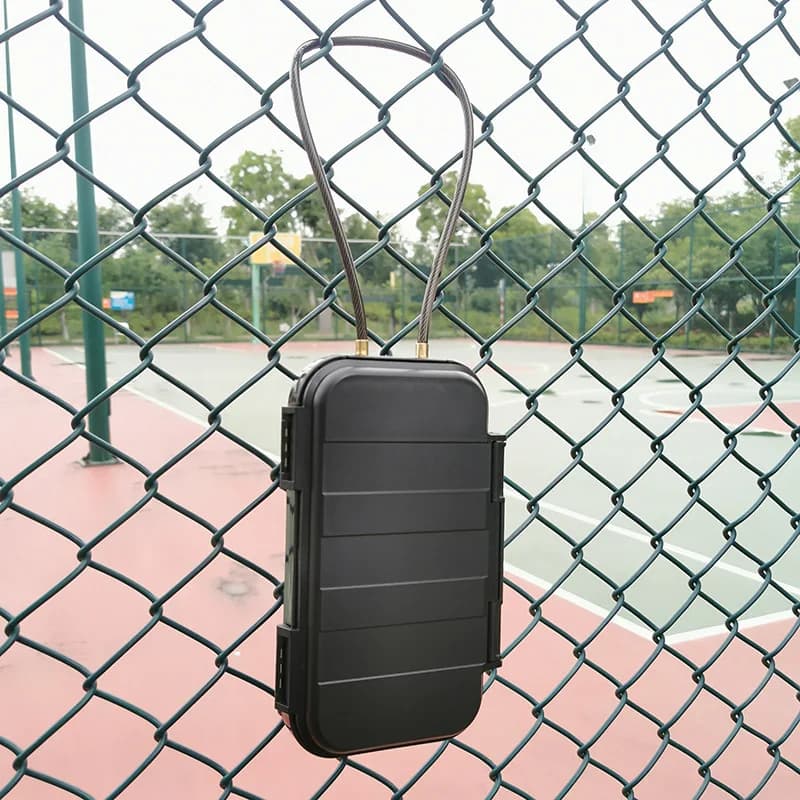 EGFirtor Smart Password Padlock Security Storage Key Safe Box For Travel Hotel Beach Mobile Phone Storage Box Portable Movable