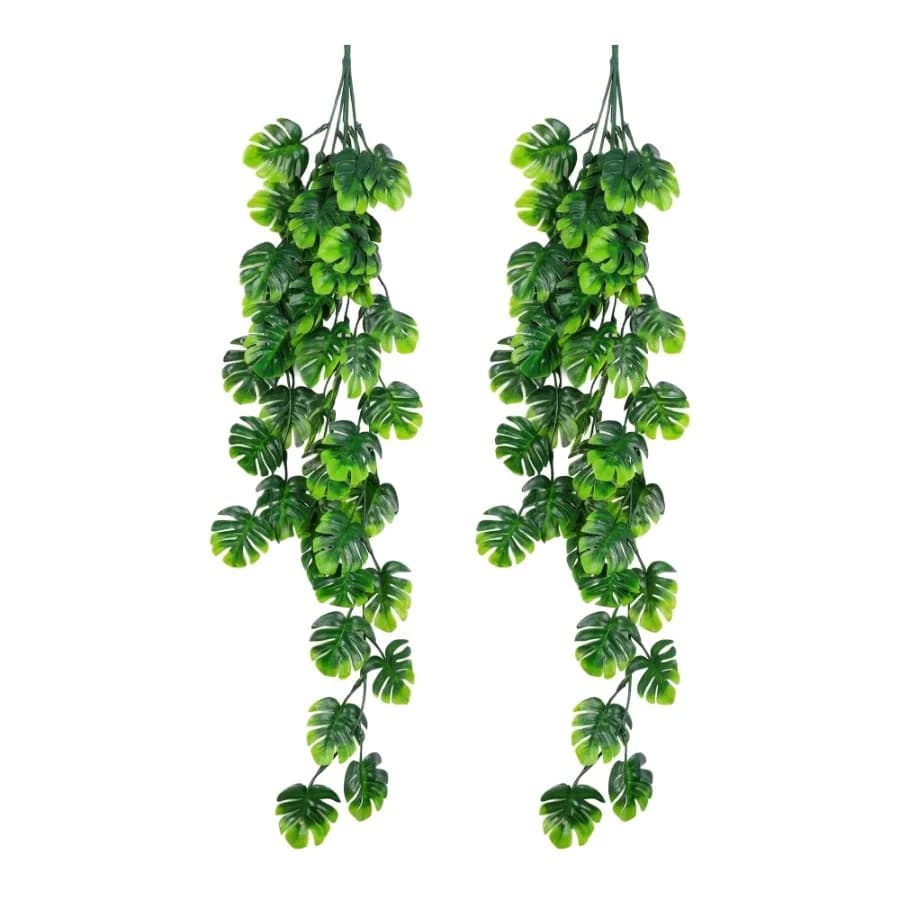 Artificial Hanging Plant Faux Eucalyptus Five-Pointed Turtle Shell