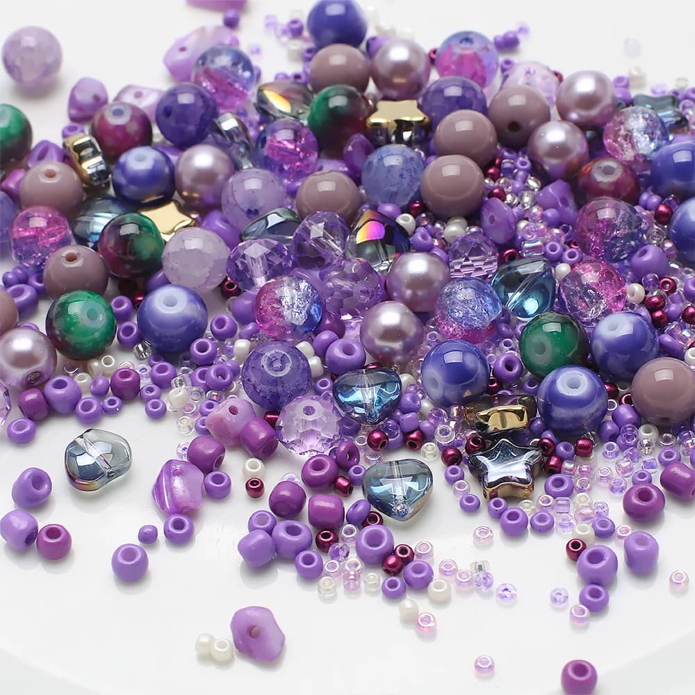 40g di dimensioni miste colorate perline di vetro ceco perline rotonde allentate del distanziatore braccialetto fai da te ciondoli collana perline per la creazione di gioielli