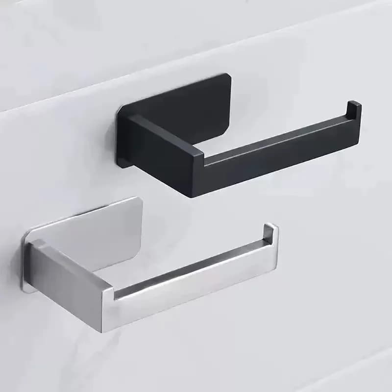 Portarotolo per Carta Igienica in Acciaio Inossidabile Durevole - Dispenser da Parete per Bagno, Cucina e Hotel