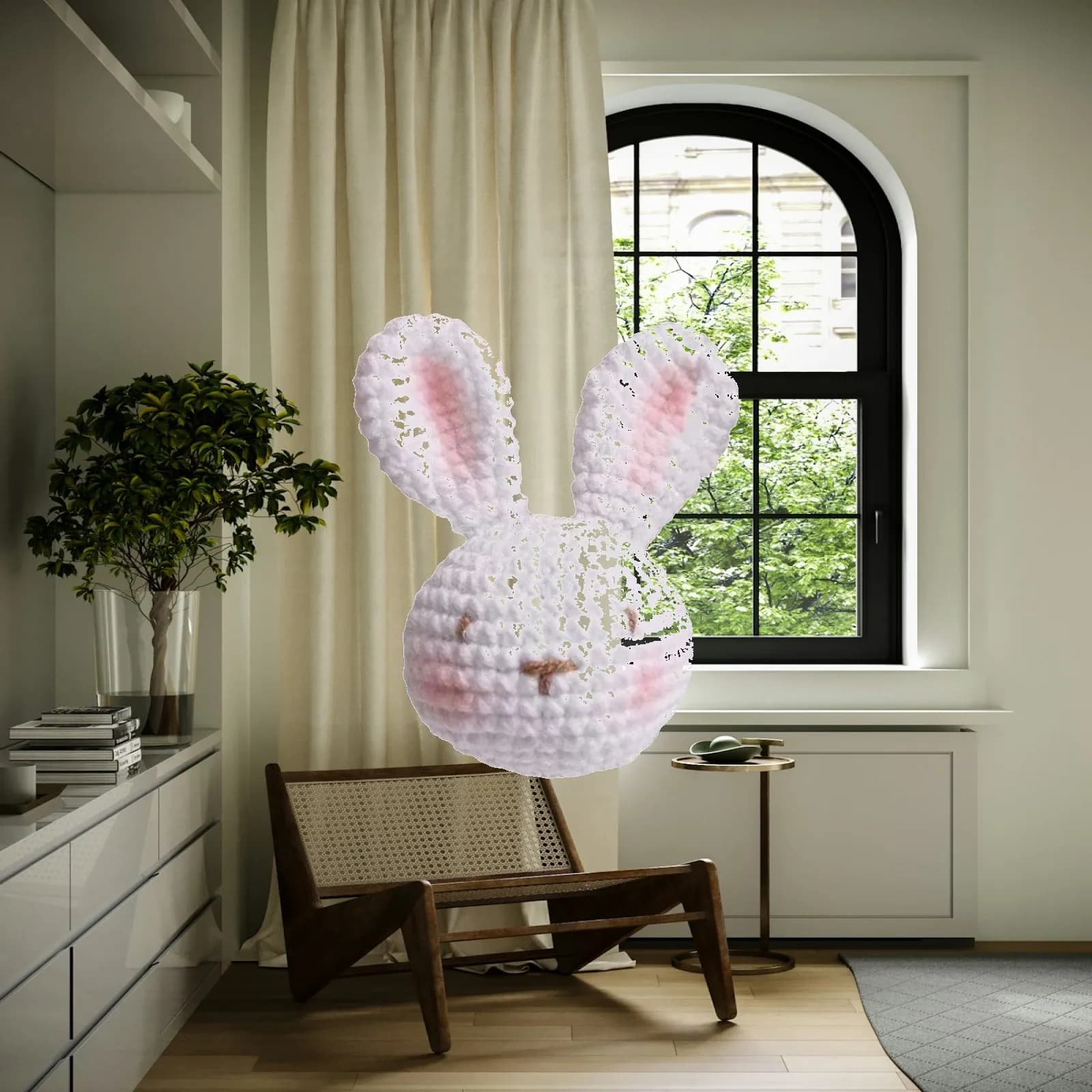 Handmade DIY Doll Crochet Kit Ornaments Accs Crocheting Craft Set Gift Hand Knitting Sewing Needlework Cute for Starter Adults