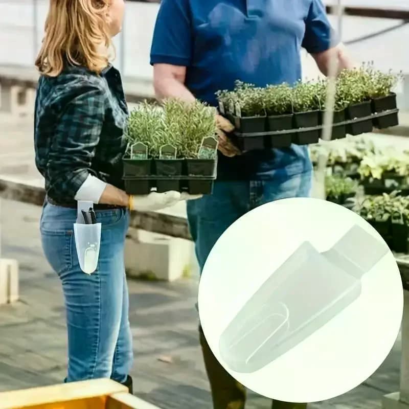 Cintura Porta Attrezzi Professionale per Forbici da Potatura con Custodia in Plastica e Sacchetto Porta Utensili