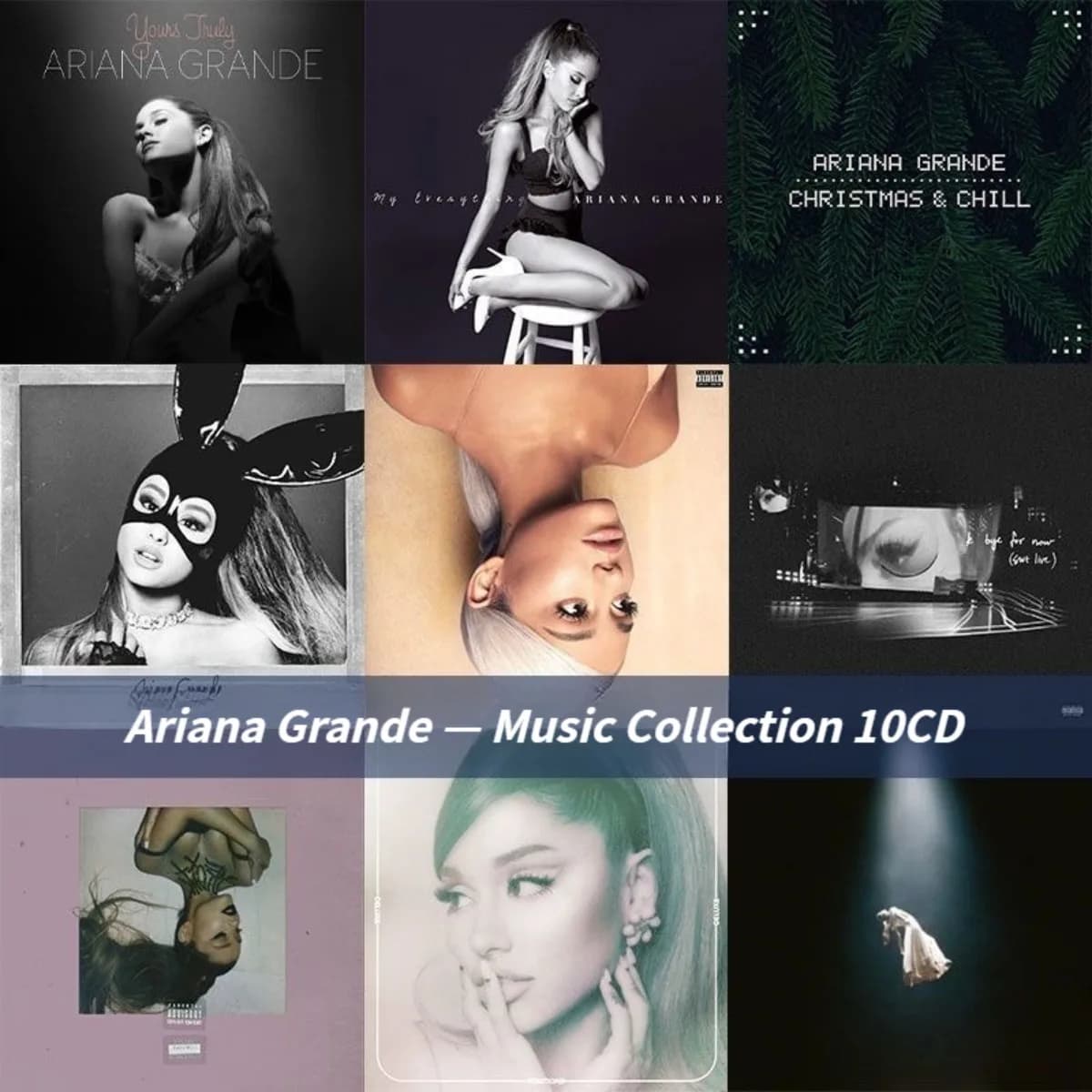Collezione Completa di Album di Ariana Grande - Solo CD, Opere Iconiche di Pop e R&B per Audiolibri, 10 CD
