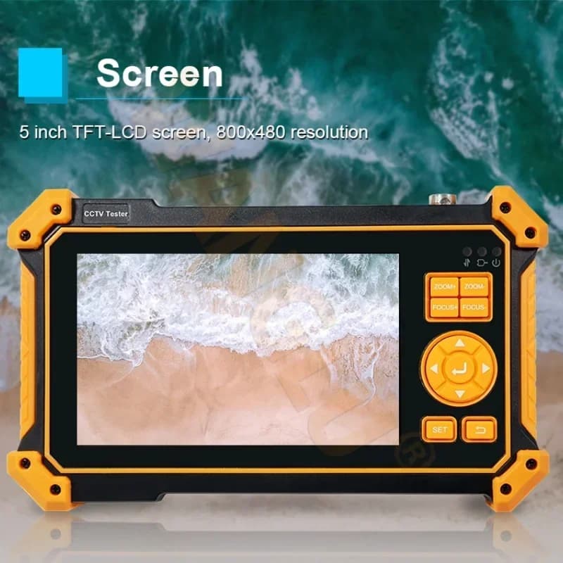 NUOVO Auto CCTV HD3100 Ingresso VGA e HDMI Progetto di sorveglianza Tester telecamera Lettore multimediale con schermo TFT-LCD da 5 pollici Funzione completa