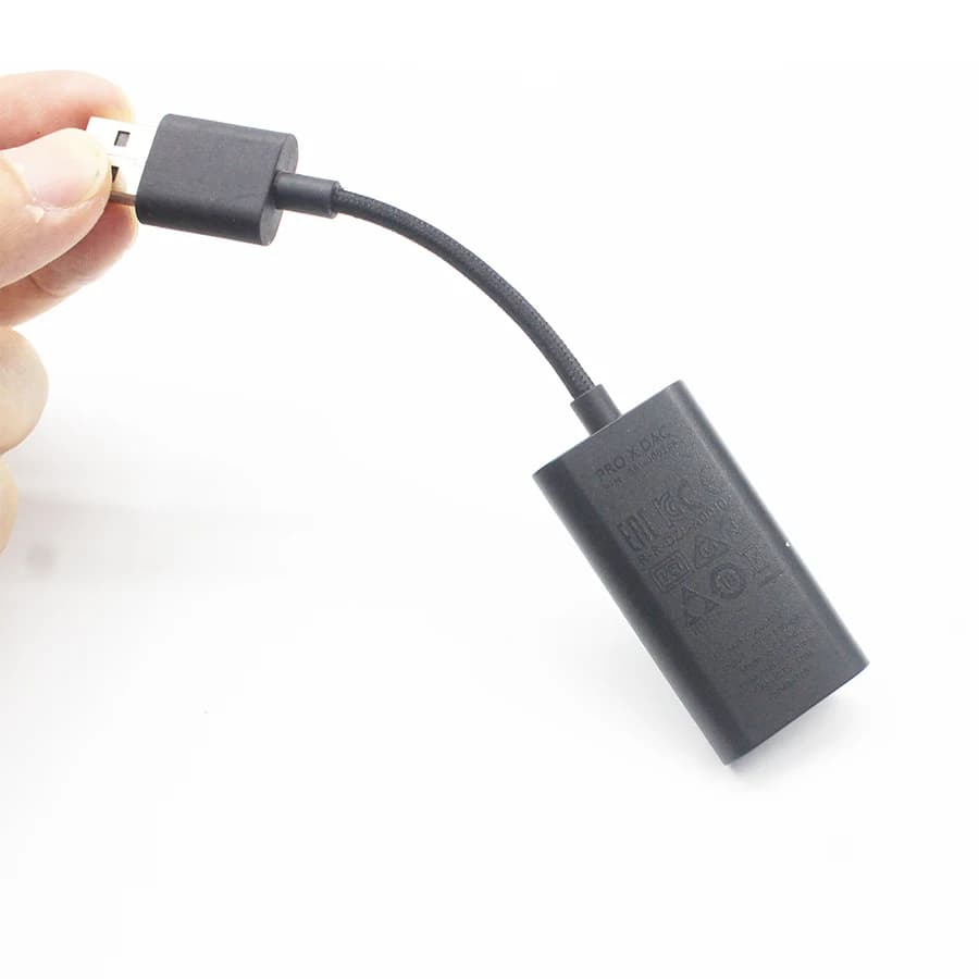 Logitech G Pro X DAC Audio Adapter USB Dongle for 3.5 mm HD audio card for gaming headphones