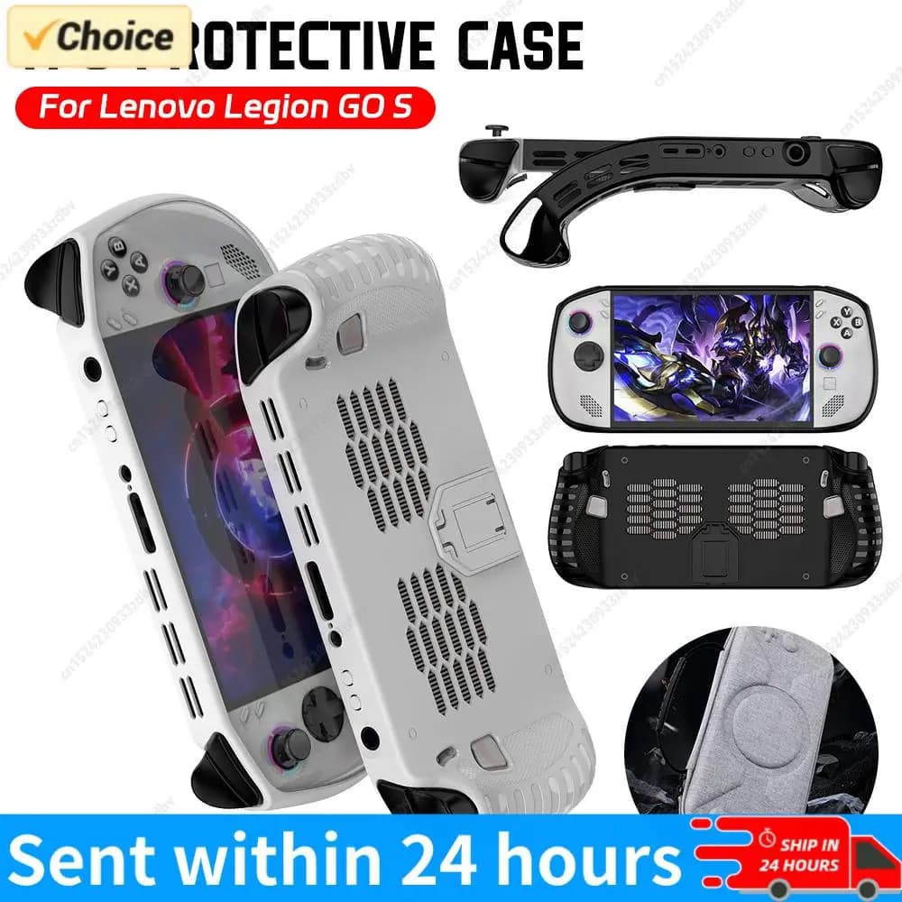 Custodia in TPU per Legion Go S Gaming Handheld, Cover Protettiva Ergonomica Morbida in TPU, Accessori per Giochi