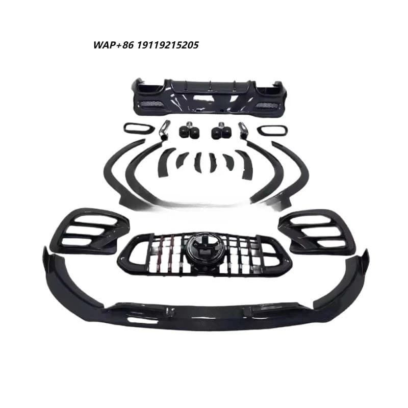 2019 up GLE53 Carbon Fiber Front Lip Grille Rear Diffuser Body Kits for W167 GLE53