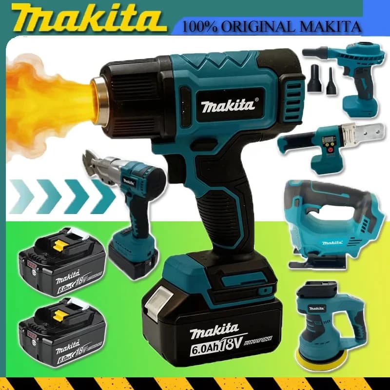 2026 Utensili Makita all'ingrosso: Pistola termica elettrica, Sega a sciabola portatile senza fili, Utensili elettrici portatili