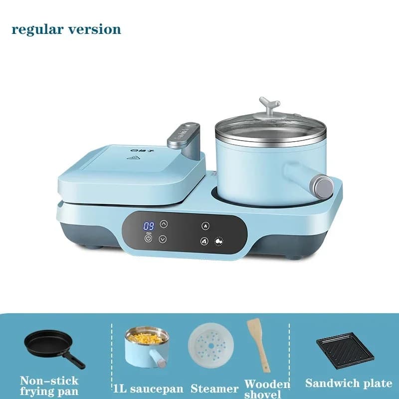 220v Aggiornamento Multifunzionale Casa Tre-In-One Colazione Maker Sandwich Maker Waffle Polpo Palline Antiaderente Cottura Colazione Ma