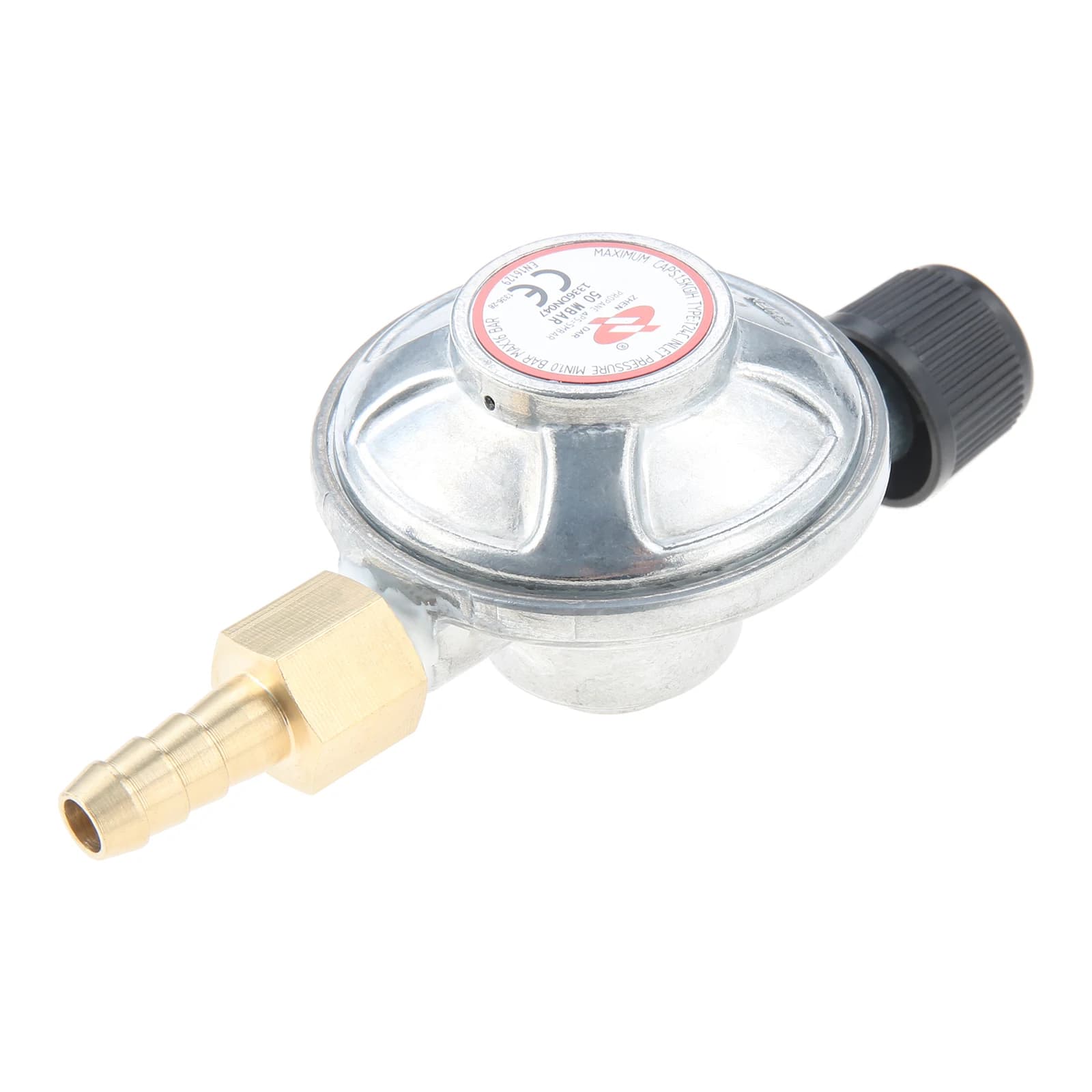 1pc Connector for 50mbar low pressure propane bottle with adjustable knob adapter for camping stove