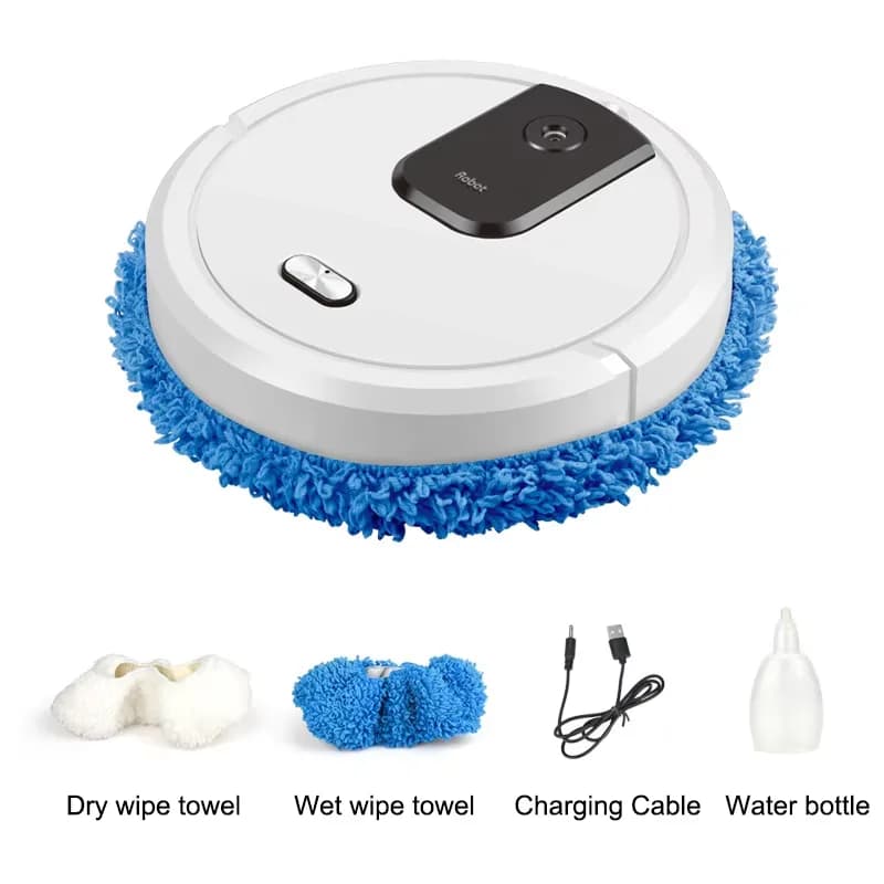 NEW Smart Sweeping and Mop Robot Vacuum Cleaner Dry and Wet Mopping Rechargeable Robot Home Appliance with Humidifying Spray