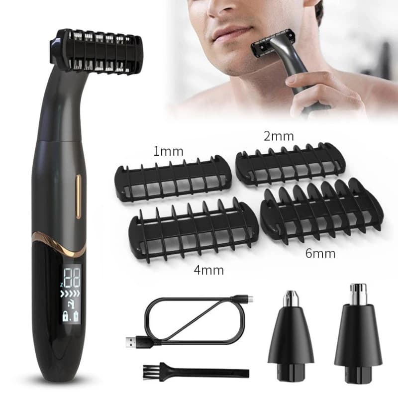 Intime areas hair cutting precision man line Bikini balls of sensible razor eggs pubic hair shaving Trimmer face beard Clipper