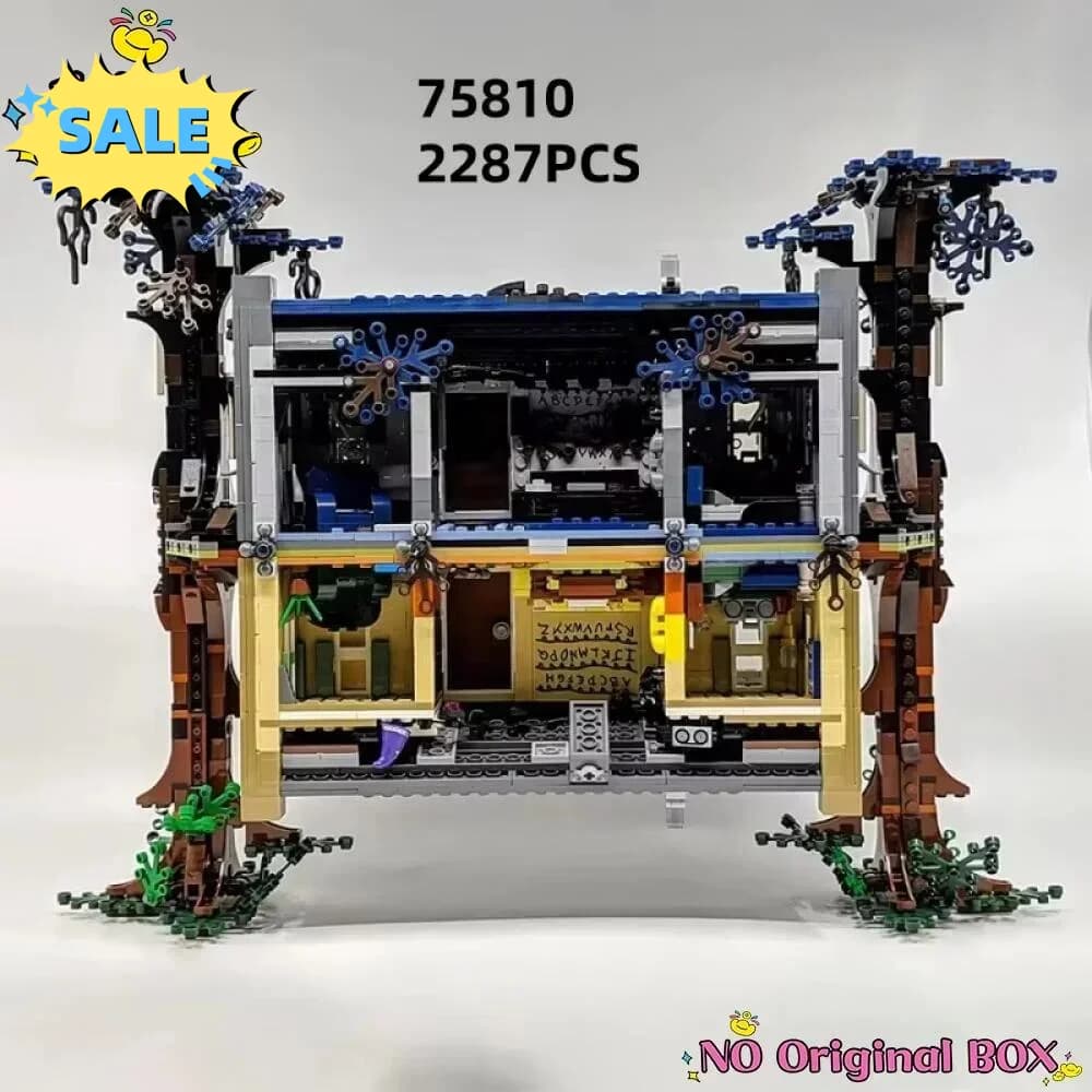 New Strange Story Characters Turn Upside Down Model Holiday Gift 2287PCS 75810 Brick Educational