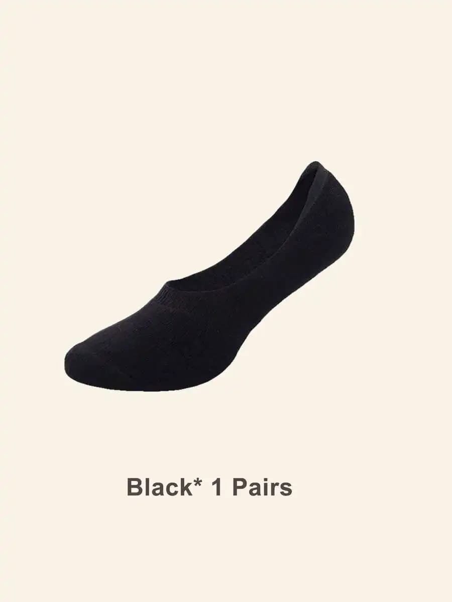 Mens Low Cut No Show Socks With Anti-Slip Gel Heel For Sports Daily Wear