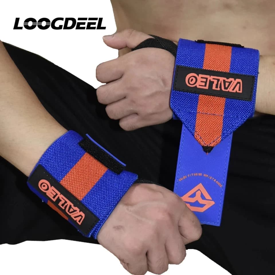 LOOGDEEL 1 paio Sport Wrap Wrap assorbimento del sudore pressurizzato Fitness panca per sollevamento pesi Wrap Around Wristband Sprain Brace