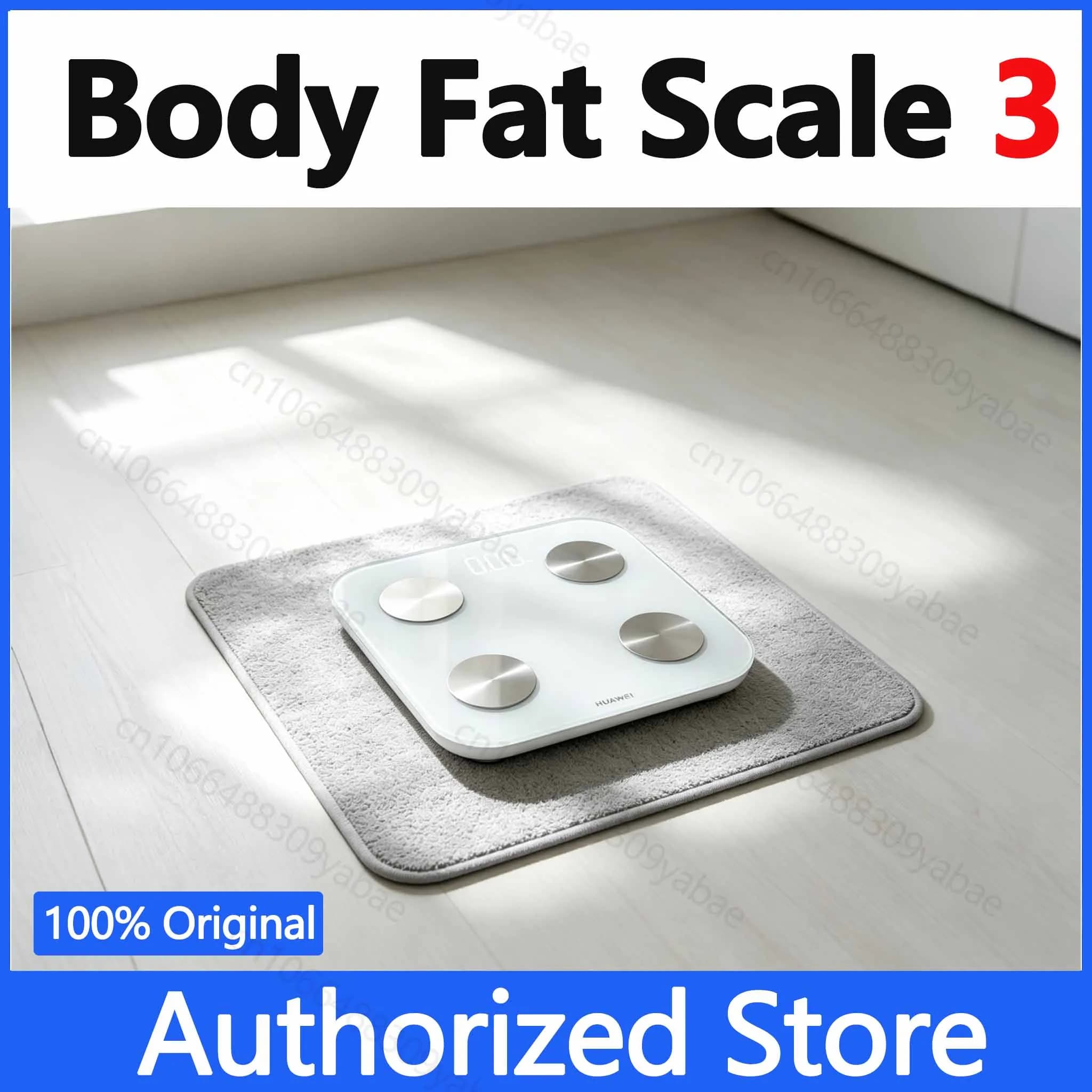 Original Huawei Body Fat Scale 3 Smart Body Weight Scale, Bluetooth & Wi-Fi Connection, High Precision Body Composition Analyzer