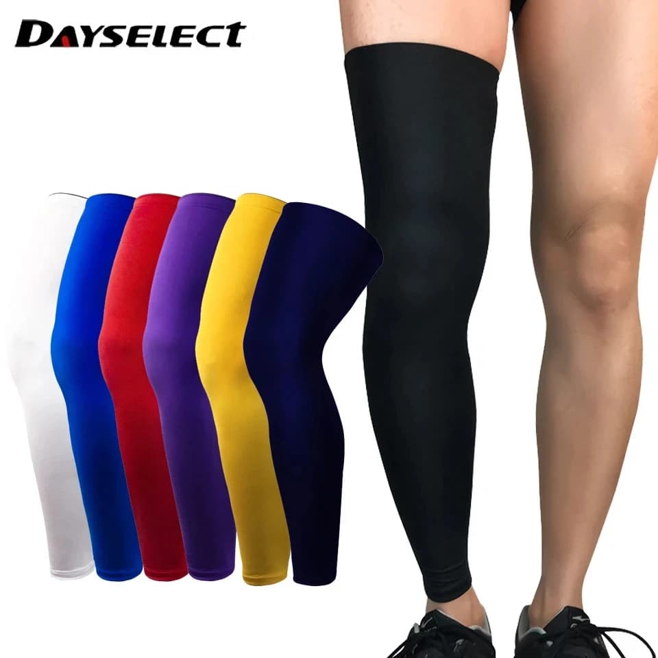 1 pcs elastic long knee brace sleeves gymnastic sports kneepad protective equipment knee brace support basketball
