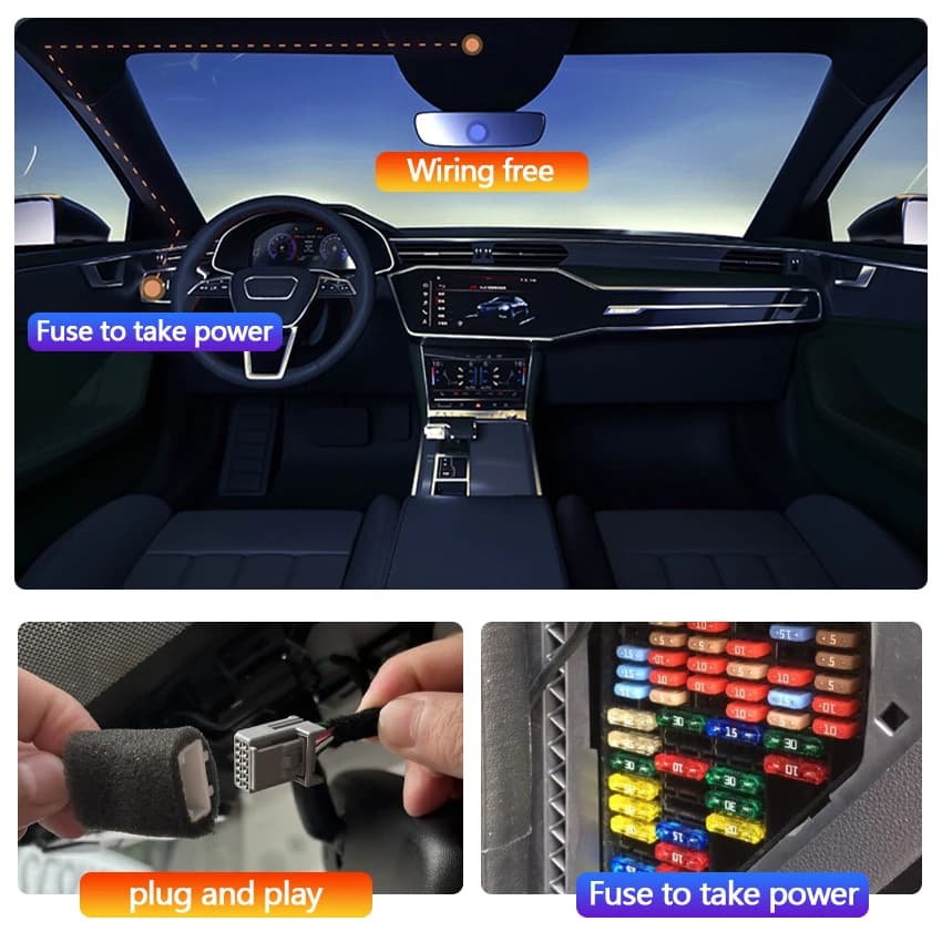 New! Car DVR Wifi 4K Dash Cam Video Recorder Camera For Mercedes-Benz MB E Class E300L E350L 4MATIC 2021 2022 2023 Dashcam
