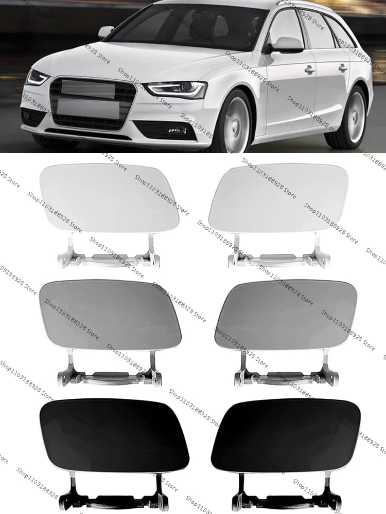 Per Audi A4 Accessori 2013 2014 2015 2016 Paraurti Anteriore Faro Rondella Tappo di Copertura Faro Acqua Spray Copertura 8K0955275C
