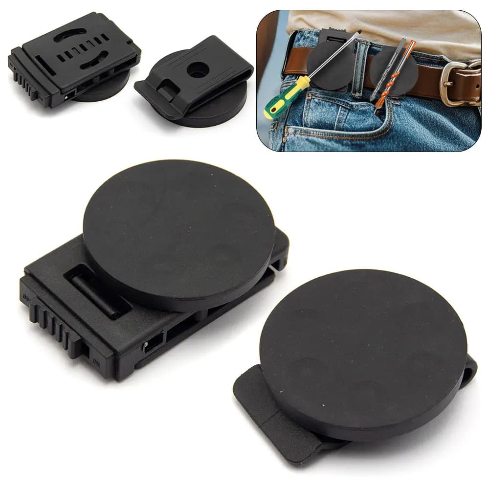 Magnetic belt buckle adjustable portable rubber wrap magnetic suction cup suction screw hardware hand tool accessories
