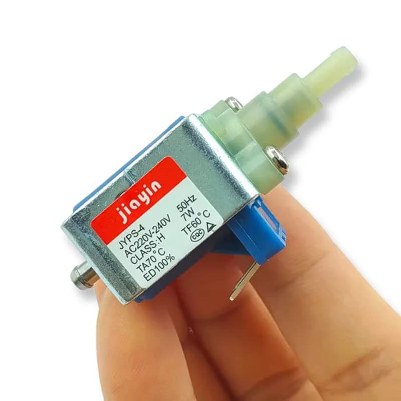 ​ ​ JYPS-4 AC 220-240V 7W Pompa elettromagnetica a stantuffo Aspirazione acqua per indumenti a vapore Ferro portatile Mop a vapore Macchina da caffè ​