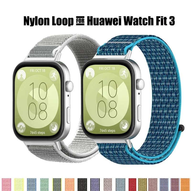 Nylon Sprot Loop per Huawei Watch Fit 4 Band Smartwatch Accessori di ricambio Cintura da polso per Huawei Watch fit 3 4 pro Strap