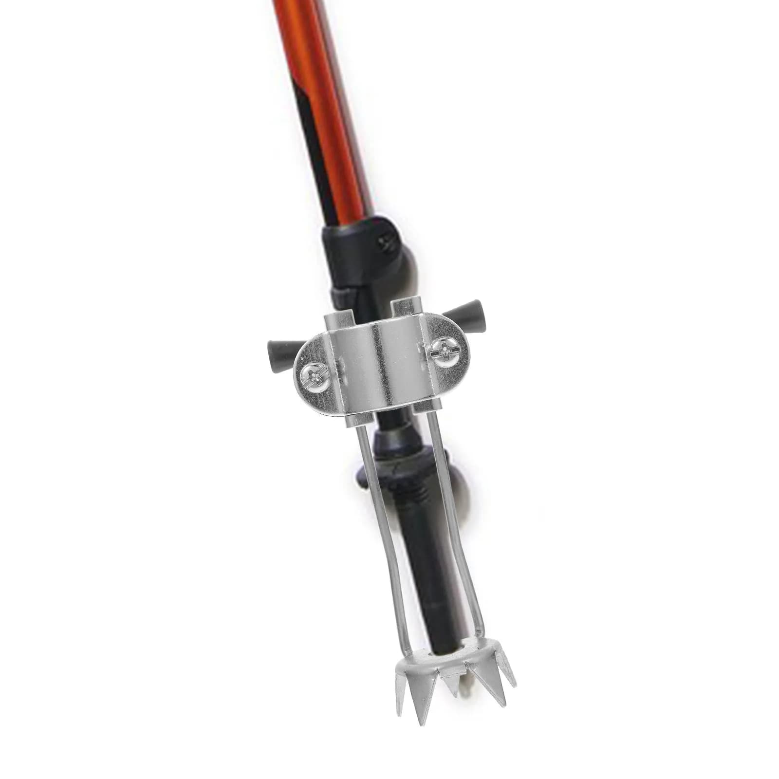 Stainless Steel Ice Crampons 5-Prong Replacement Tips for Walking Canes Anti-Slip Winter Hiking Trekking Snow Climbing Pole