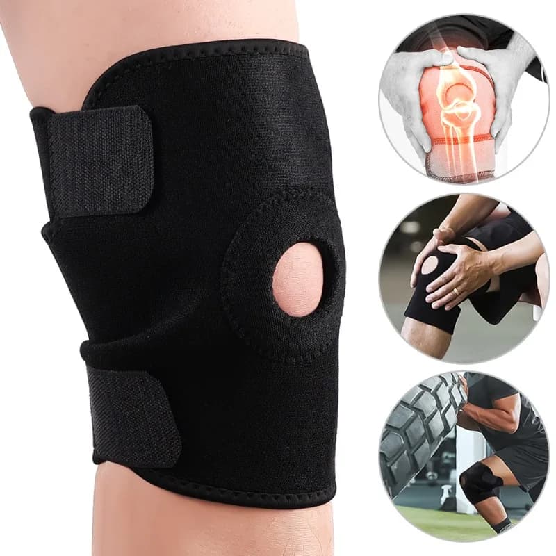 1 pz adjustable elastic knee brace knee brace knee brace knee brace for sport knee brace safety protection tool for running