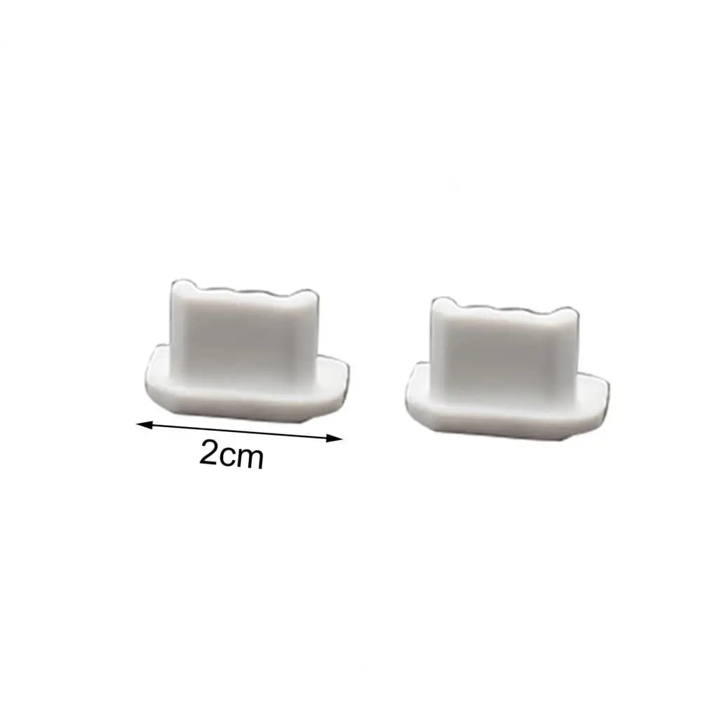 Spina antipolvere per caricabatterie per telefono Micro-USB antipolvere in Silicone Mini 5 pezzi