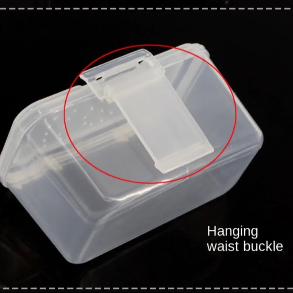 Fishing equipment Live bait Foil box Portable life Red worm boxes Tool accessories Soft bait hook Fishing bait case