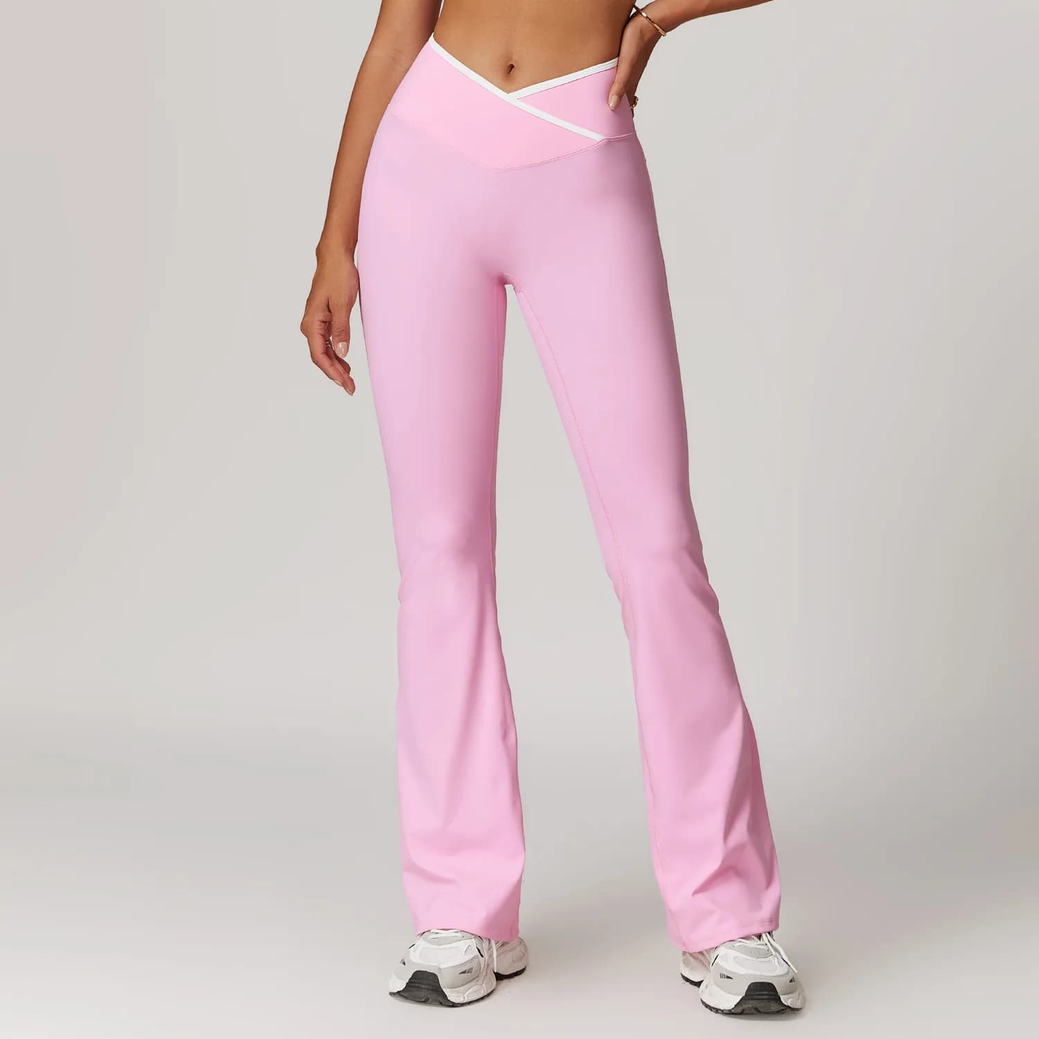 Leggings svasati pantaloni da Yoga pantaloni a campana da donna collant da Yoga pantaloni da Fitness a vita alta Stretch Gym Workout sport Push Up Leggings