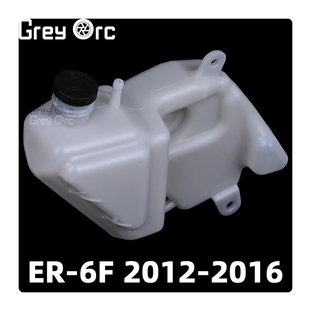 ER-6F Moto Bianco Radiatore Acqua di Raffreddamento Bottiglia di Liquido di Raffreddamento Serbatoio Troppopieno Per Kawasaki Ninja 650 2012-2016 2013 2014