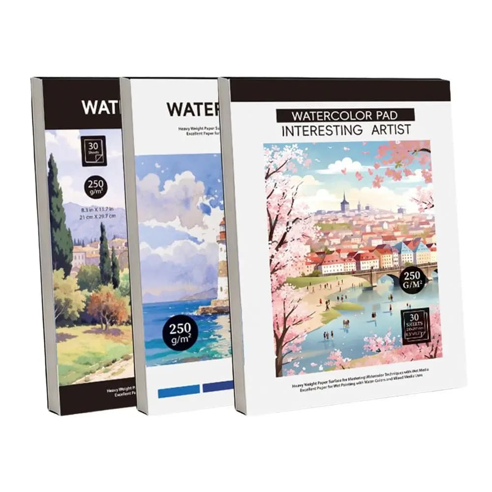 Durable Thick Sketchbook Blank A4 Size Drawing Notebook Durable Sketch Pad for Art Student