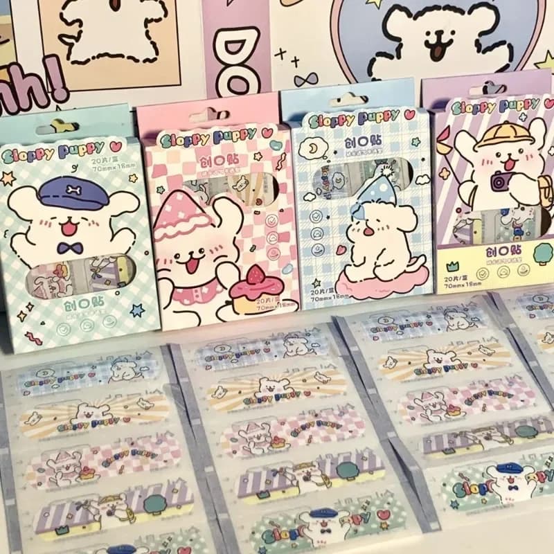 20 pz Emostasi Bende Adesive Modello Animale Del Fumetto Cerotto di Primo Soccorso Kit Di Emergenza Ferita Cerotto Toppe E Stemmi per I Bambini