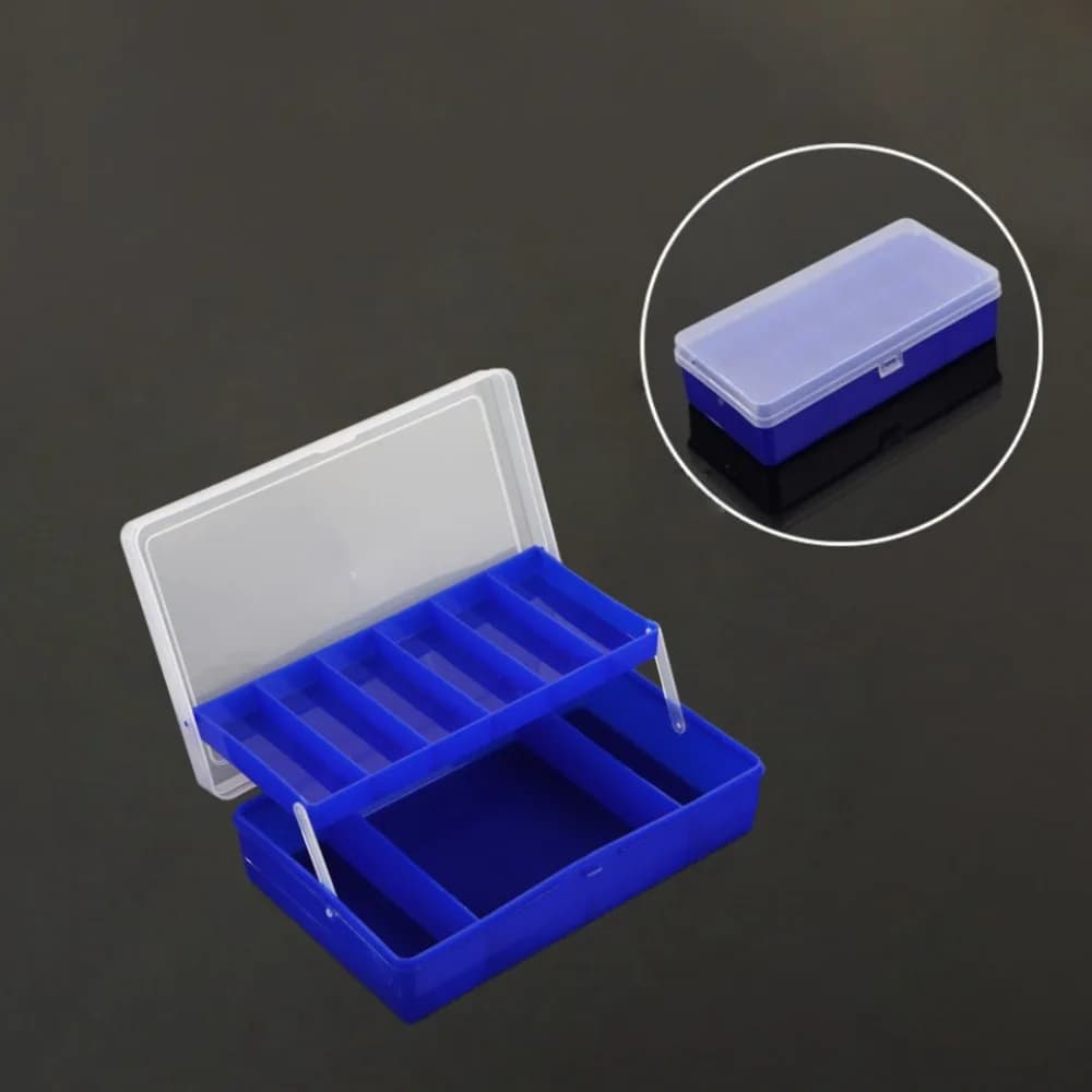11 Compartments Fishing Tackle Box Double-deck Design Storage Compartments Carp Fishing Accessories Tool Box Design