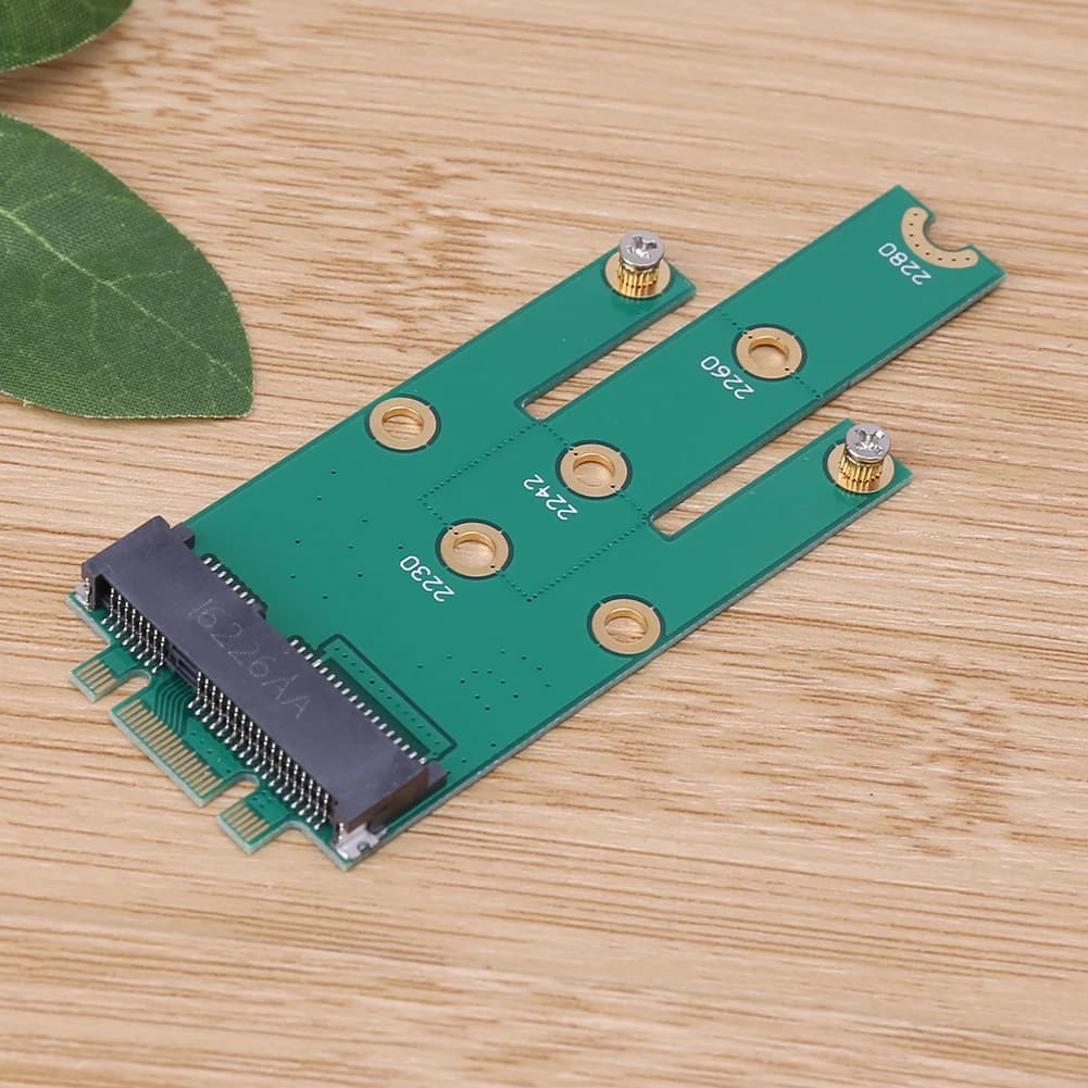 Docking Station per Laptop con Adattatore di Alimentazione, da NGFF M.2 B M Key a mSATA Mini PCI-E SATA 3.0 SSD Maschio per Mining Bitcoin