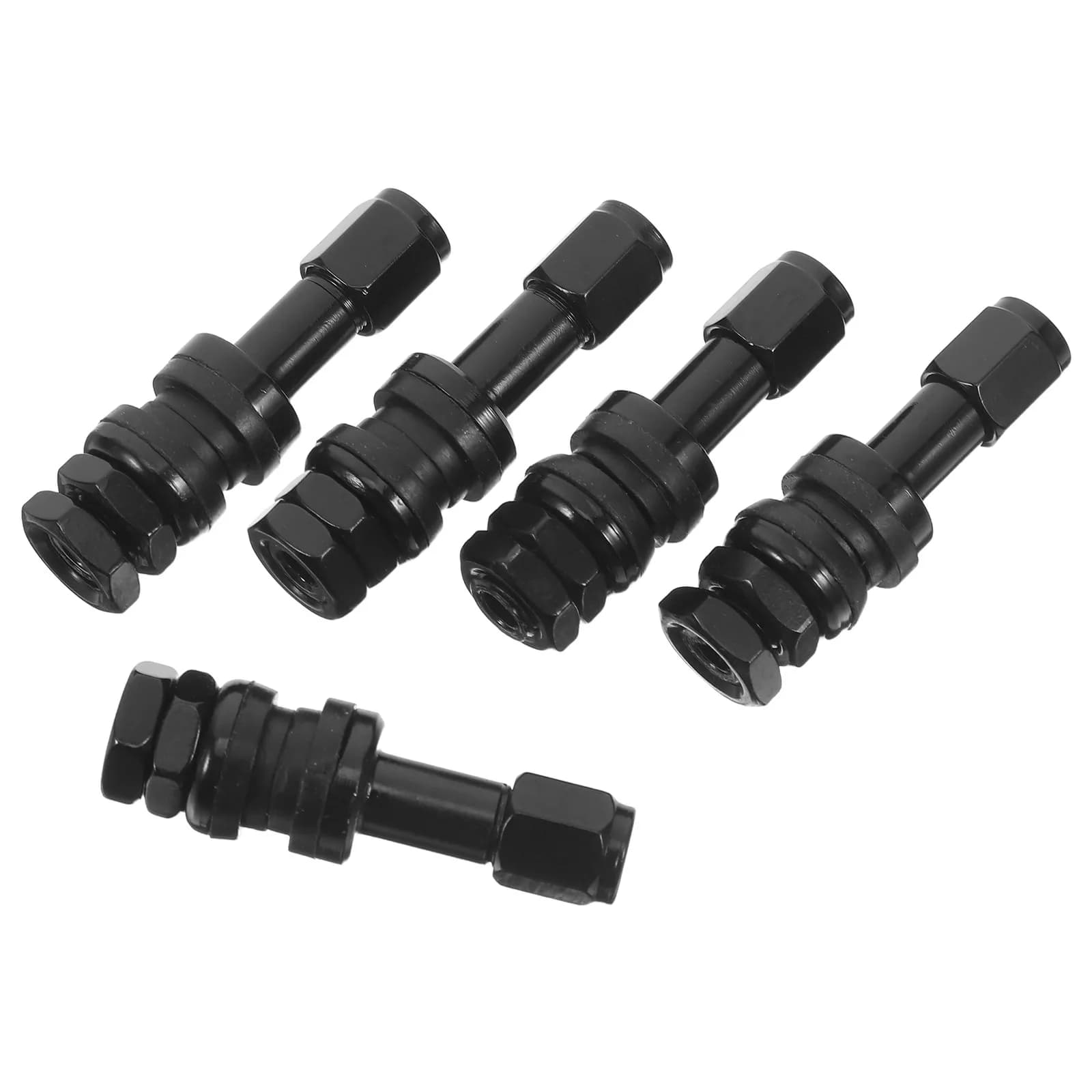 5 Pezzi Valvole per Pneumatici Tubeless TR43E con Design a Chiusura Ermetica per Auto, Camion, Moto, ATV, Tosaerba, Trattore