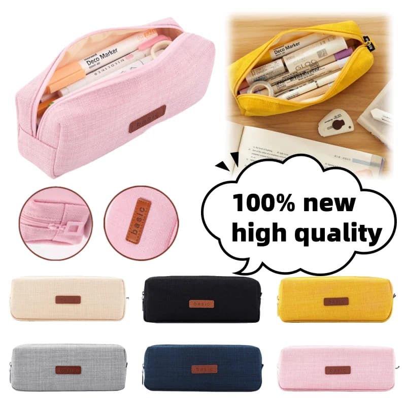 Astuccio per matite per ragazze e ragazzi Scatola per penne lavabile Kawaii Astuccio per penne carino opzionale multicolore Forniture di cancelleria per il ritorno a scuola