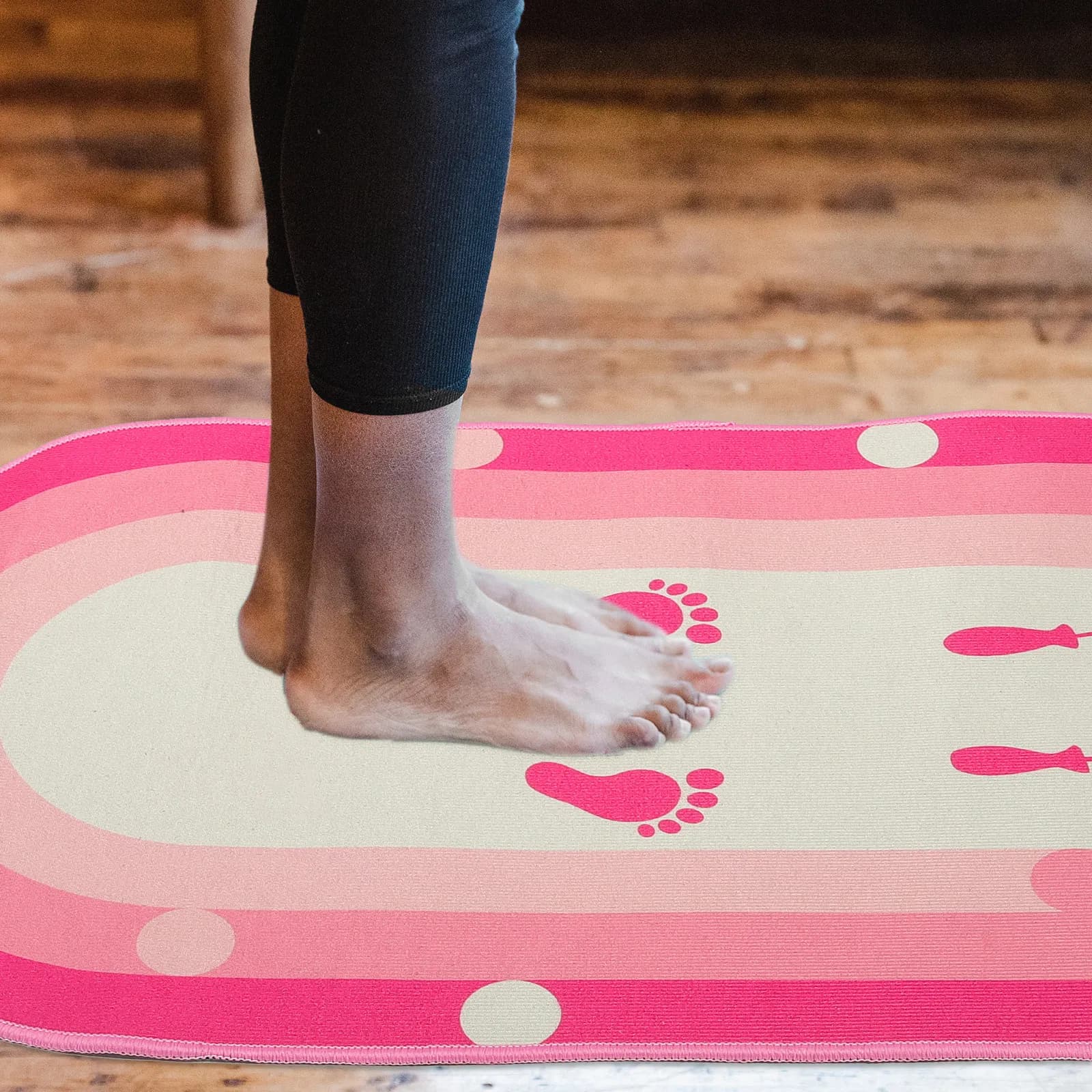 Soundproof Mat for Jumping with Corda, Lightweight and Anti-Slip for Domestic Training, Multifunction Sports Mat for Yoga