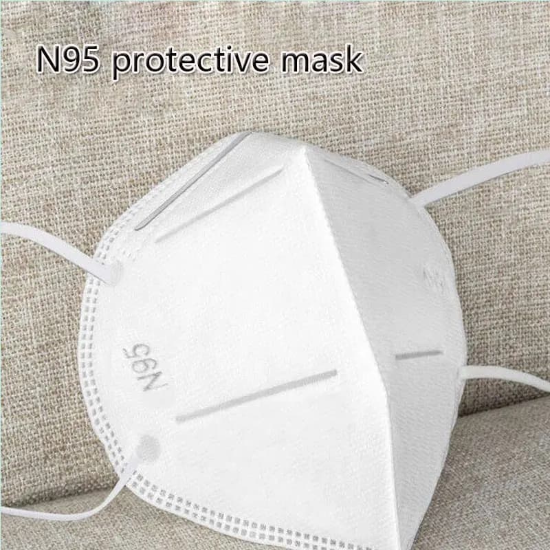 La maschera antipolvere Kn95 è progettata per impedire la polvere industriale presenta una protezione antipolvere lucida traspirante bianca polmonare con valvola N95 pesante