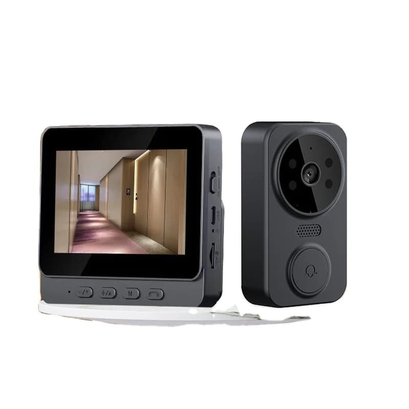 WiFi door camera IPS screen digital magic door eye two-way intercom smart video doorbell camera