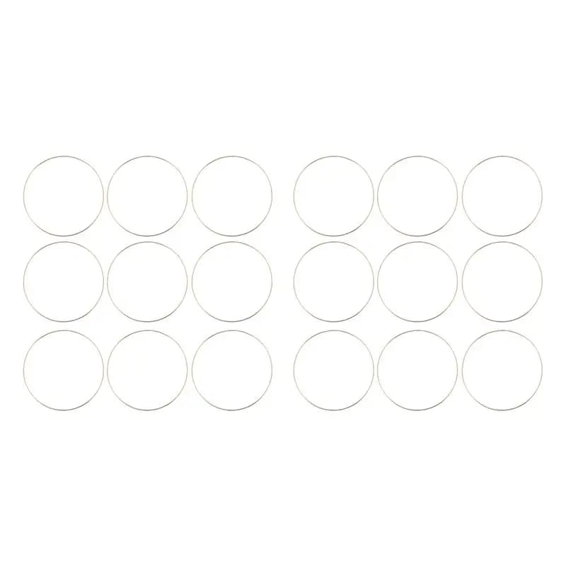 ABKO-20 Pack 10 Inch Metal Floral Hoop Wreath Gold Hoop Rings For DIY Wreath, Dream Catcher And Wall Hanging Crafts