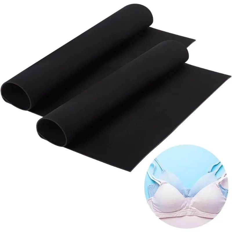 2 pieces foam bra fabric 40x40cm sponge underwear breast Pad bra cup Pad for Cosplay Costume dress dress