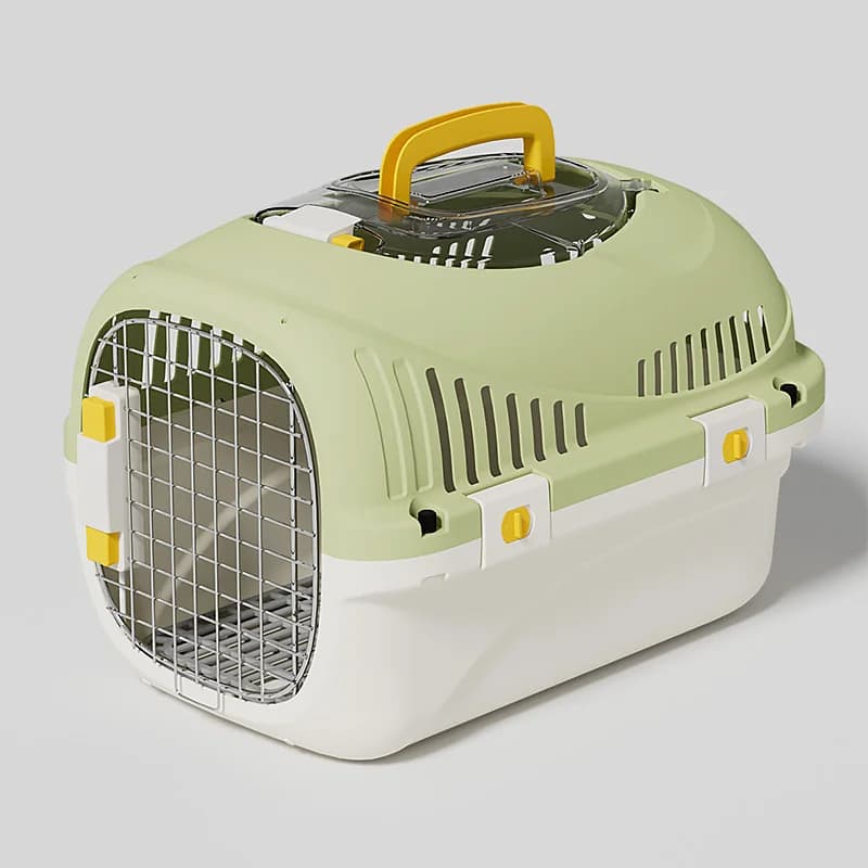 Trasportino Portatile per Animali Domestici da Viaggio Aereo, Gabbia per Cani, Box per Animali, Trasportino Universale per Auto, Accessori per Animali Domestici Hoopet
