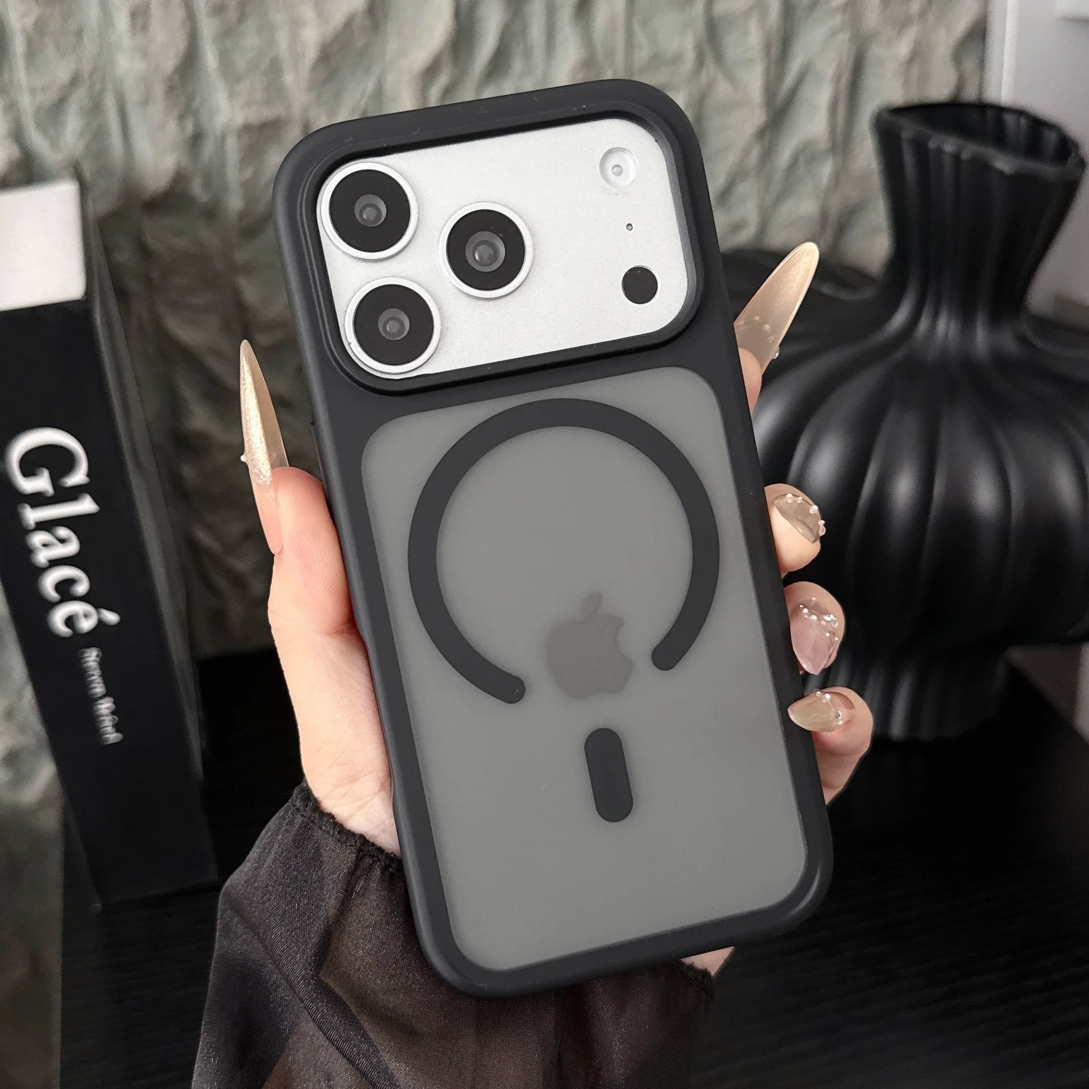 Magnetic Matte Case For Magsafe iPhone 17 Pro Max Air 17E 16E 16 Plus 15 14 13 Mini 12 11 SE 2022 2020 8 17Pro 16Pro Phone Cover